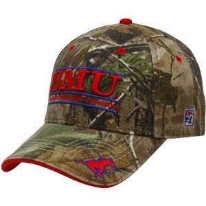 The Game SMU Mustangs Camo 3 Bar Stretch Fit Hat  Sports 