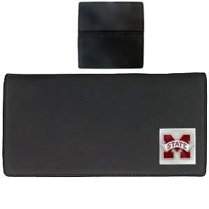  College Executive Checkbook Cover   Mississippi State 