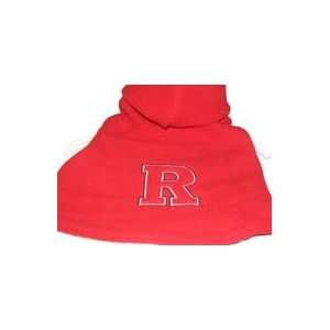  Rutgers Dog Fleece Hoodie. Dog Clothes for the sports fan 