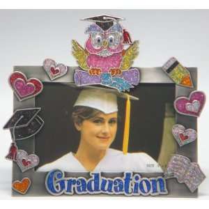  6×4 Graduation with Owl Perched on Top