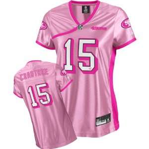 Francisco 49ers Michael Crabtree Womens Be Luvd Pink Fashion Jersey 