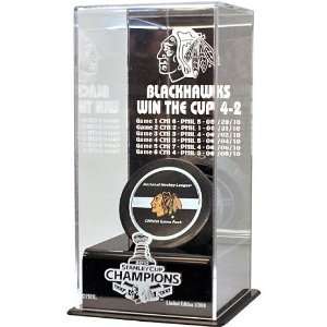Caseworks Chicago Blackhawks 2010 Stanley Cup Champions Single Puck 