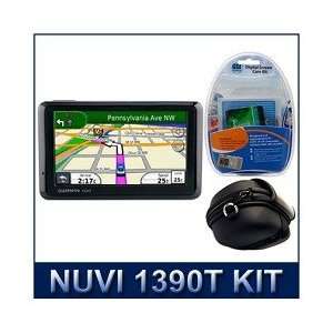 Garmin nuvi 1390T North America City GPS Total Care Kit with Case and 