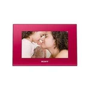  Red 7 Digital Photo Frame with 1GB Memory Musical 