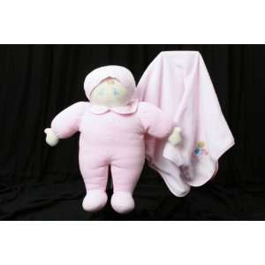  Blanket Baby Buddy 1 Pink Striped Doll Toys & Games