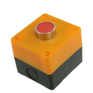  10A Red Cap Momentary Switch Orange Black Shell Push Button Station