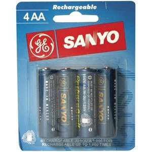    SANYO GES NC4AA Rechargacell NiCad Batteries (AA 4pk) Electronics