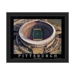  Three Rivers Stadium Pittsburgh Steelers Aerial Framed 