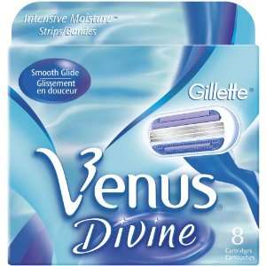  Gillette Venus Divine Cartridges for Women, 8 Count Boxes 