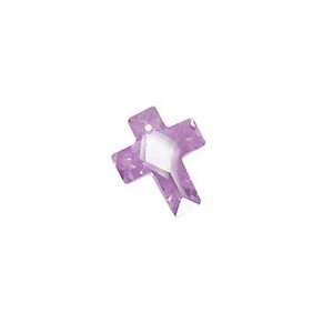  Lilac Faceted Cross 10x12mm Beads Arts, Crafts & Sewing