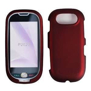  Pantech P2020 Red Rubberized Hard Protector Case 