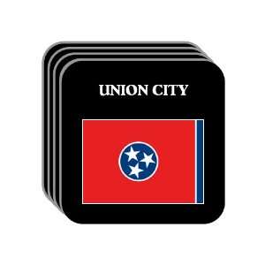  US State Flag   UNION CITY, Tennessee (TN) Set of 4 Mini 