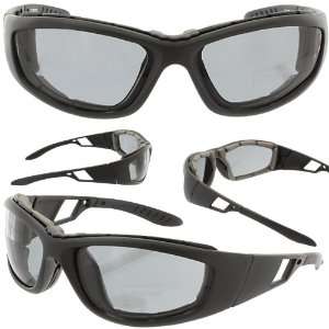  Tail Pipe Foam Padded Motorcycle Sunglasses Various Lenses 
