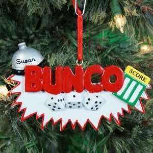  Personalized Bunco Ornament