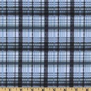   Wilderness Plaid Blue Fabric By The Yard Arts, Crafts & Sewing