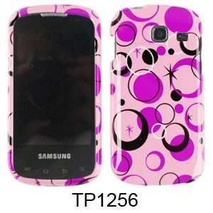 CELL PHONE CASE COVER FOR SAMSUNG TRANSFIX R730 CIRCLES ON PINK Cell 