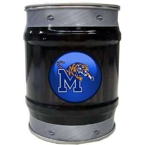  Memphis Tigers NCAA Basketball Black And Grey Bolt Design Tin Bank 