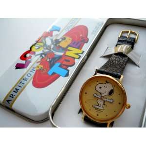  Looney Tunes Armitron Collectibles Tin Watch Snoopy Toys & Games