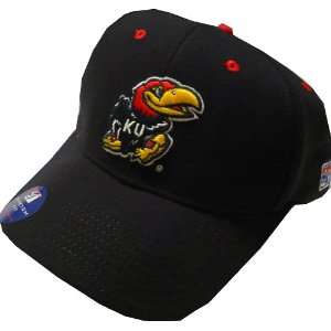  Kansas Jayhawks Fitted Stretch Hat by The Game Sports 