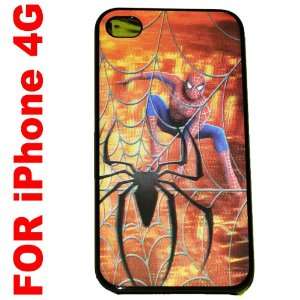 3d Magic Spiderman Case Soft Case Cover for Apple Iphone4 4g 