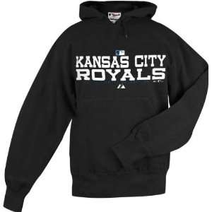Kansas City Royals Authentic Collection Stack Hooded Sweatshirt 