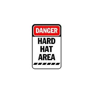3x6 Vinyl Banner   Danger Hard Hat Area  Industrial 