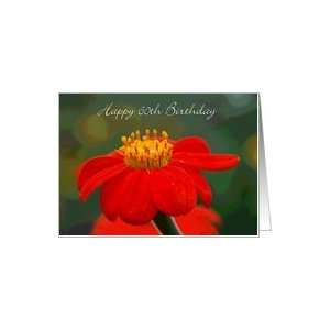  Mexican Sunflower, Happy 60th Birthday Card Toys & Games