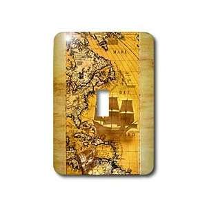  Boehm Graphics Illustration   Treasure Map   Light Switch 