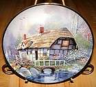 BRIDGEWATER COTTAGE HOUSE Andres Orpinas Franklin Mint House Plate