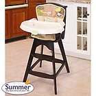 Carters Classic Comfort Reclining Wood High Chair Eat Serve Baby Food 