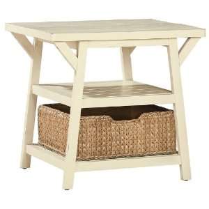 Ty Pennington Square End Table with Coconut Finish by Howard Miller 