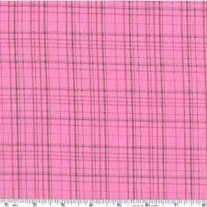  45 Wide Michael Miller Pretty Plaid Peony Fabric By The 