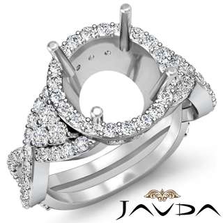 Diamond Ring Round Vintage Setting 14k W Gold s4.5 Engagement 
