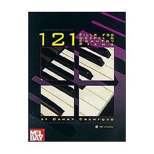    121 Fills for Gospel & Country Piano Book/CD Set Electronics