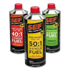   Ethanol Free 2 Cycle Fuel JUST POUR AND GO Two Year Shelf Life  