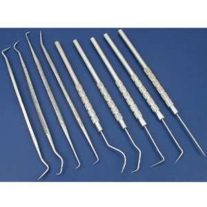  9 Jewelers Wax Carving Picks Probes Polymer Clay Tools 