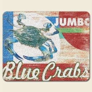  Chesapeake Bay Maryland Blue Crab Tempered Glass Cutting 