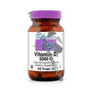  Bluebonnet   Vitamin D3 5000 Iu   60 VegCap Kosher,Gluten 