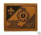 1985 National Jamboree LEATHER Patch   Mint Condition items in BOY 