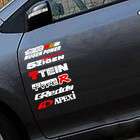 Honda Racing Sponsors Accord Civic Acura Crx sticker emblem logo 