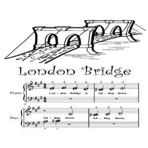  London Bridge Beginner Tots Piano Sheet Music Traditional 