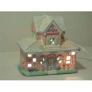  Cottontail Lane Easter Buildings   Lighted Flower Shop 