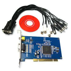 Channel PC Based DVR 4ch Audio CCTV Security Video Capture Card PCI 
