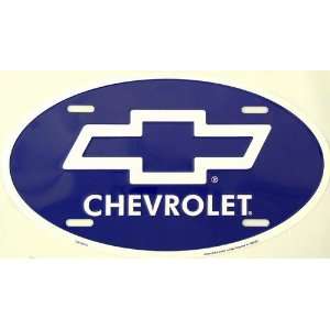  Chevrolet Chevy Oval License Plate 