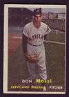 1957 Topps # 8 Don Mossi EX Indians Tigers