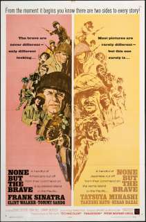 None But the Brave 1965 Original U.S. One Sheet Movie Poster  