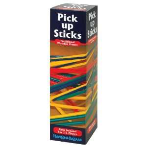  Pick Up Sticks Traditional Wooden Game 41 Painted Sticks 