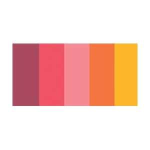   Quilling Paper Mixed Colors 1/4 100/Pkg Warm Colors