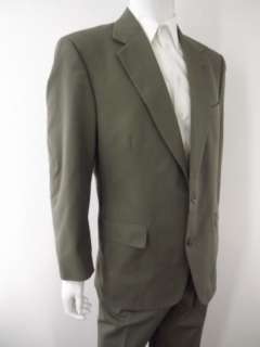 mens blazer pant suit Brooks Brothers green M 43R 43 R  