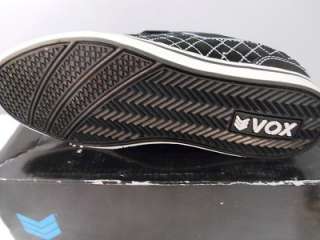 Vox Mens Eman Skater Shoe Black/White 11 M  